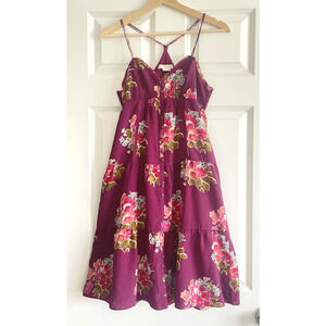 Y2K 2000s American Eagle Babydoll Dress Size 2 Floral Sundress